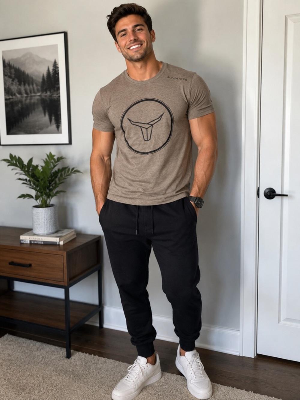 AlphaToro Graphic Athletic Tee
